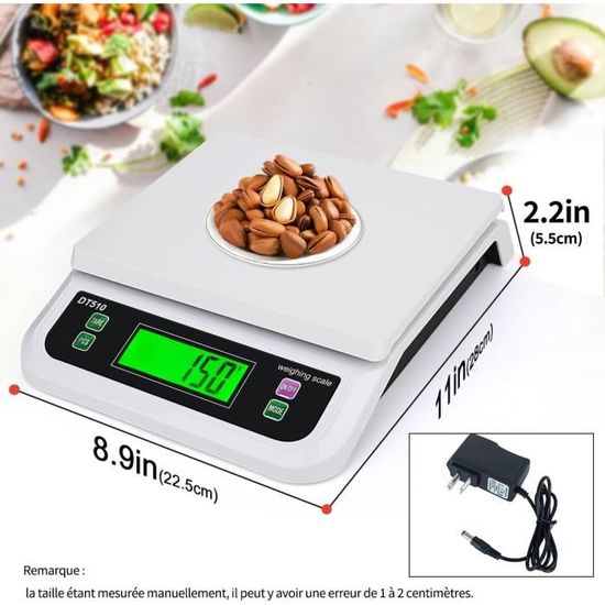 Balance de cuisine électronique RETOO avec bol, écran LCD, précision Balance de cuisine électronique RETOO avec bol, écran LCD, précision