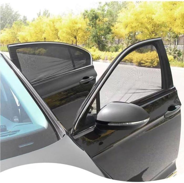 Pare-soleils Sur Mesure Peugeot 2008 - 8 Pièces - Protection UV 98% - Tissu Polyester - Toutes Années