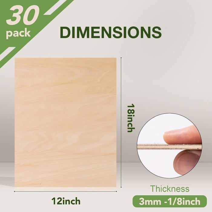 Forme Skis En Contreplaqué 3mm - Découpe Laser Personnalisable 5 à 100 Cm | Hobby Créatif & Décoration Murale