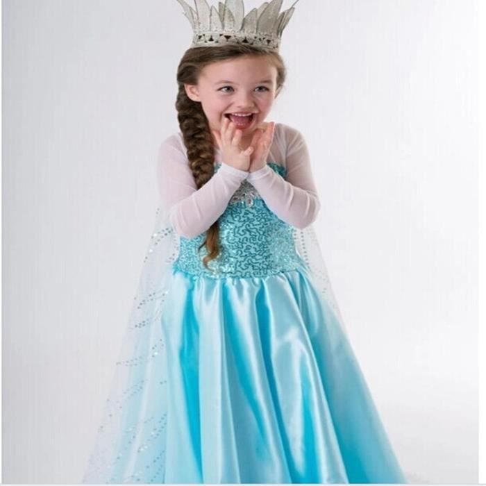 Filles Manches Longues Robe Costume Raiponce F te Partie De
