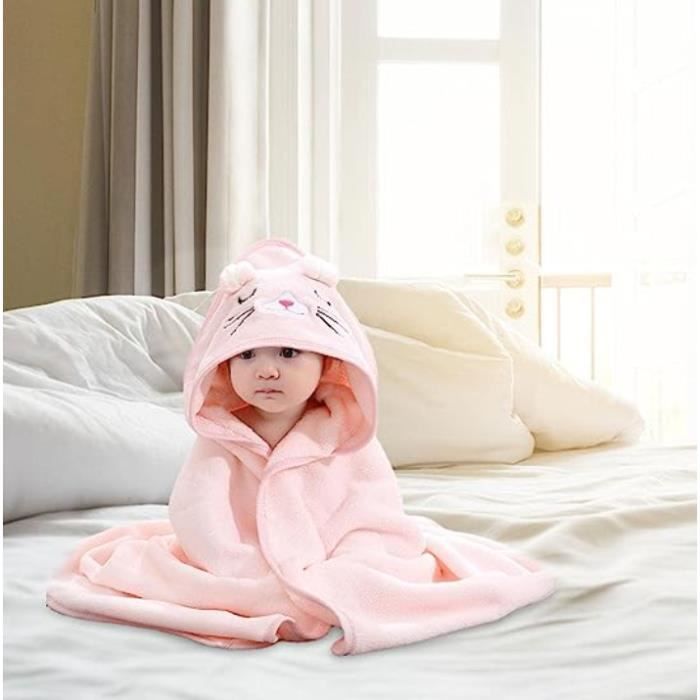 Serviette À pour Bébé Cape de Bain Bébé À Capuche Serviette de Bain Bebe  Cape de Bain Bebe Doux Avec Gant de Toilette Bebe - Cdiscount Puériculture  & Eveil bébé