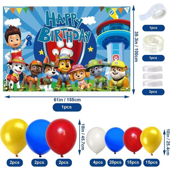 Ballon anniversaire Pat'Patrouille pour anniversaire enfant