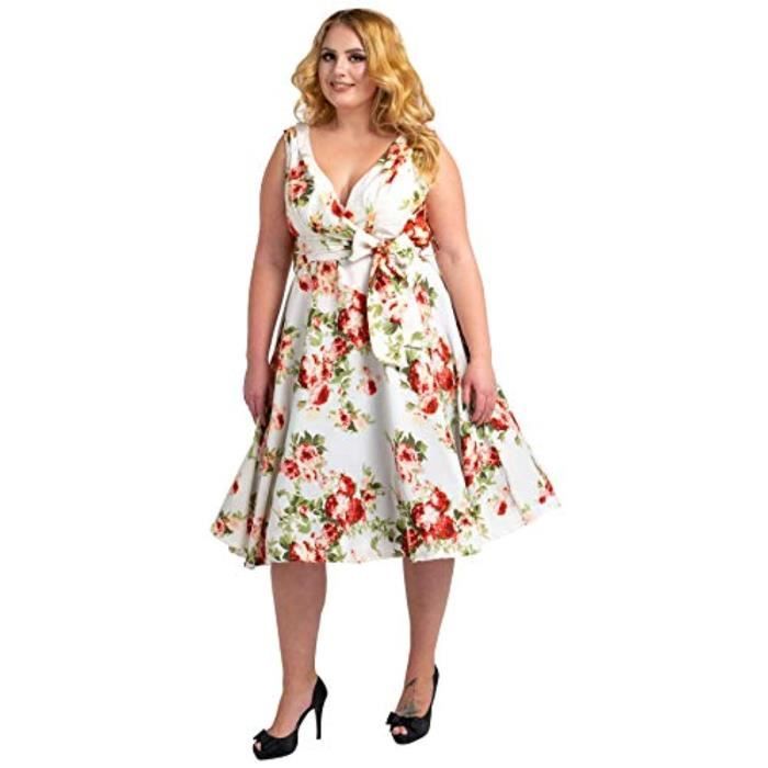 Robe GSOAS s Grande Taille R tro Rockabilly Ann es 40 et 50 s de