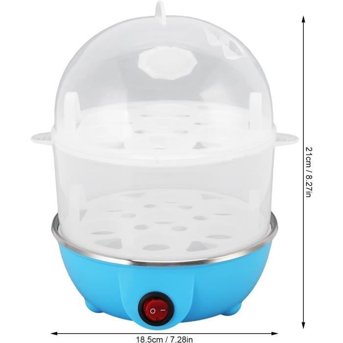 Cuiseur à œufs Rapide DASH – Capacité 6 œufs, Cuisson Dure Ou Molle, 350W, Bleu