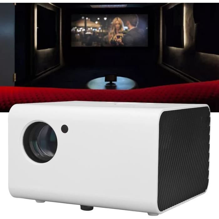 Mini Projecteur HD 1080p VACSAX - Portable, Avec Télécommande, Interfaces HDMI/USB/AV - Pour Films, Jeux, Maison - Taille Compacte