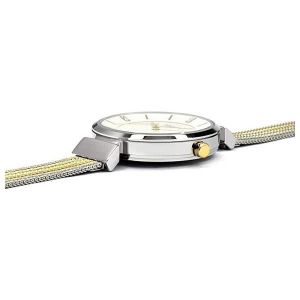 Montre Femme Pulsar Or Cadran Chiffres Romains - Boîtier 25 Mm Bracelet Cuir - Occasion