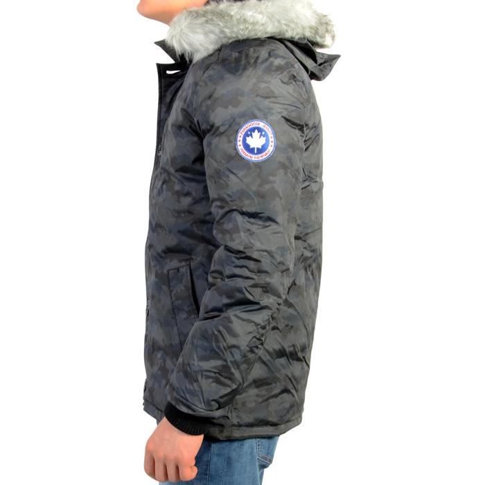 Doudoune a capuche kamora Camouflage Cdiscount Pr t Porter