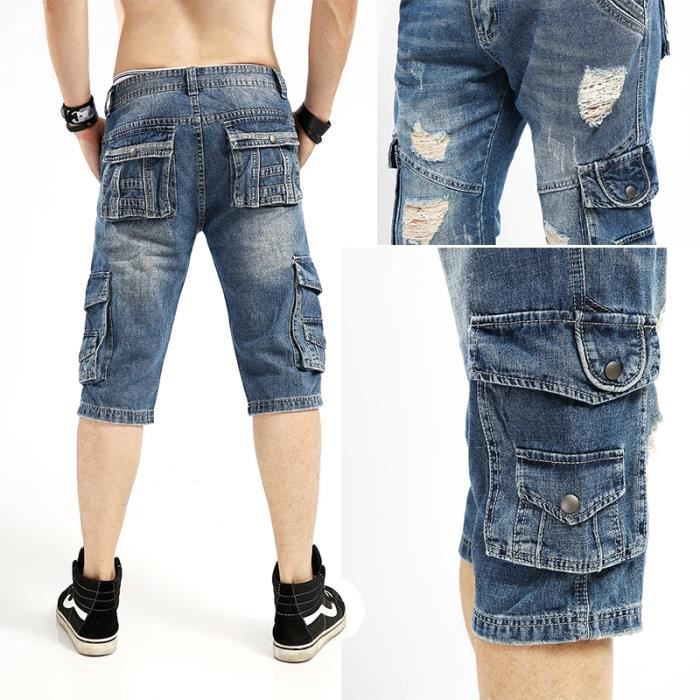 Salopette jean outlet troué