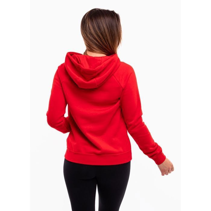 Sweat à capuche décontracté à manches longues pour femme, Rouge, XS
