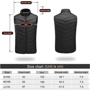 Veste Chauffante Homme Femme Avec Batterie 1000mAh - 9 Zones Chauffantes, Col Chauffant, Léger Et Rechargeable