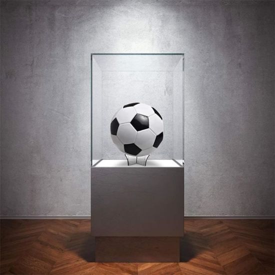 Support En Acrylique En Forme De U Pour Ballons – Lot De 2, Transparent, Pour Football, Basket, Rugby
