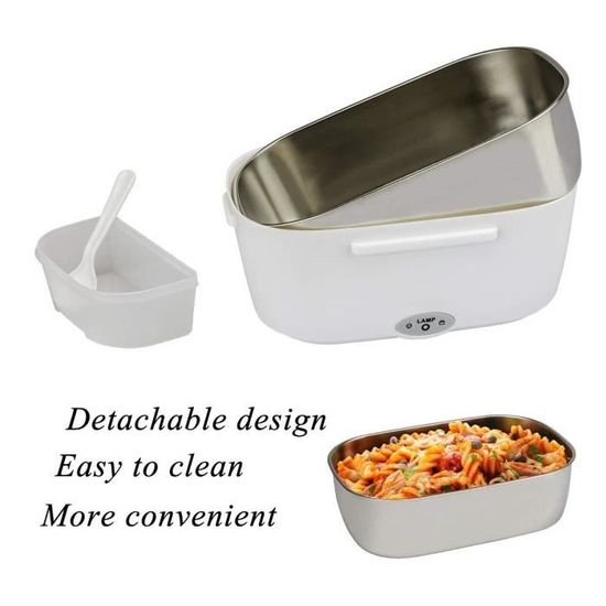 Câble D'alimentation 12V/24V Pour Boîte à Lunch Chauffante électrique - Longueur 1.6 M - Pour Voiture Ou Maison - 8