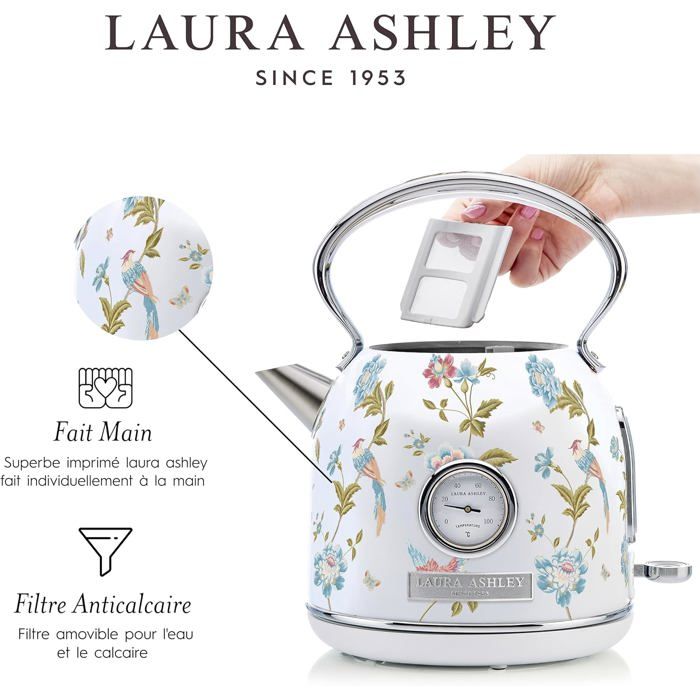 Enseble Bouilloire Et Grille-Pain De 1,7 Litre Grille-Pain 2 Tranches