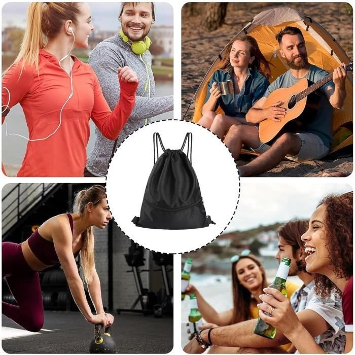 HAWEE Étanche Sac à Dos à Cordon Grand Sacs De Sport à Cordon De Serrage Sac