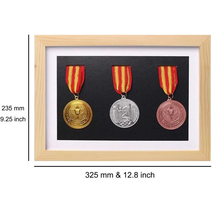 Cadre pour afficher des médailles, des cadres photo de boîte de médailles  sportives 3D