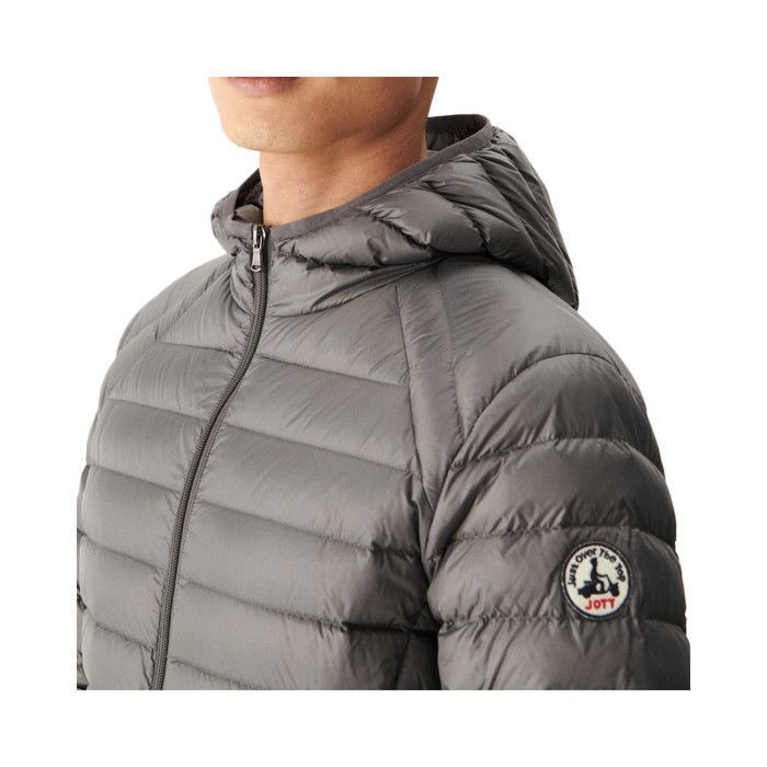 DOUDOUNE JOTT NICO HOMME ANTHRACITE a capuche Gris Cdiscount Pret a Porter