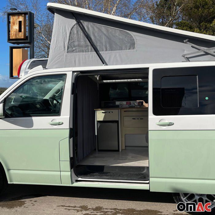 Rideaux Séparation Cabine Peugeot Expert L1 Bleu Foncé - Protection Intimité Et Soleil