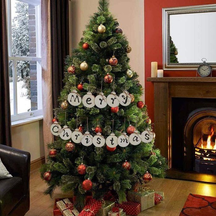 30 Flocons De Neige En Bois à Peindre - Décoration De Noël DIY à Accrocher (8x7 Cm, 6 Modèles) - 5
