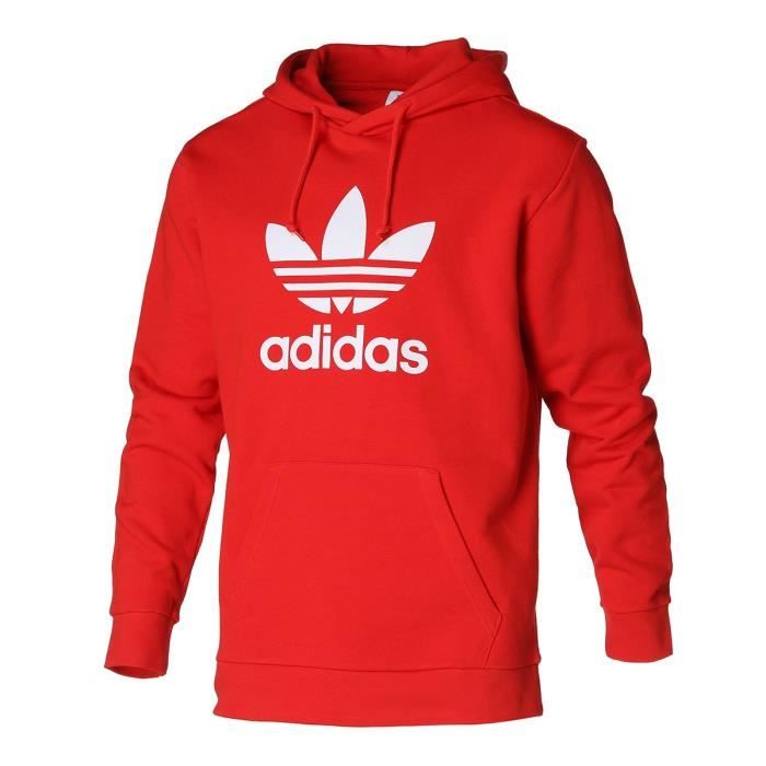 Sweat a capuche adidas rouge sales
