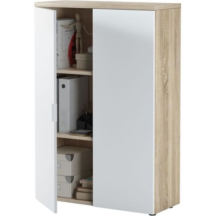 Armoire De Bureau En Bois Achat Vente Pas Cher