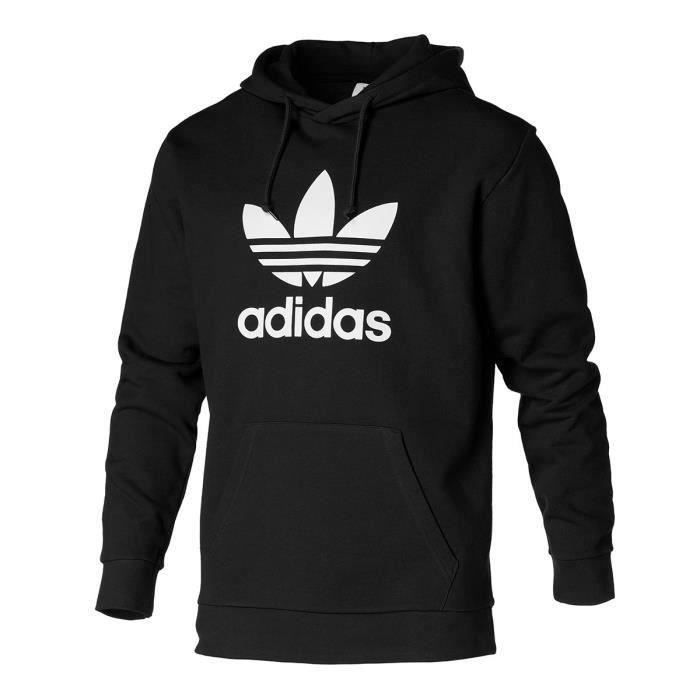 ADIDAS - Sweat à capuche manches longues - Noir