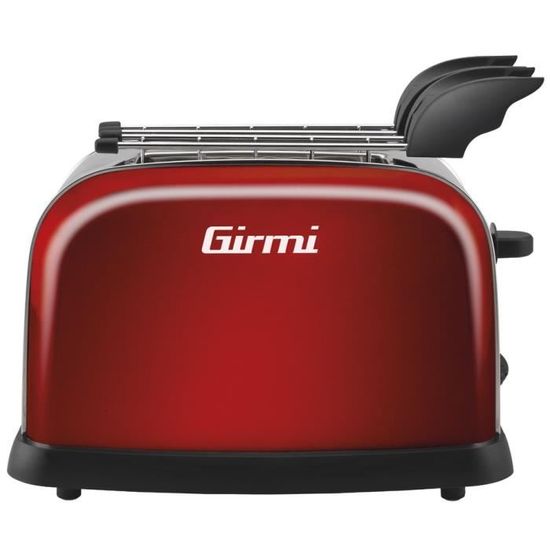 Grille-pain Girmi TP10 - 750W, 6 Niveaux De Cuisson, Fonction Décongélation Et Réchauffage - Vert