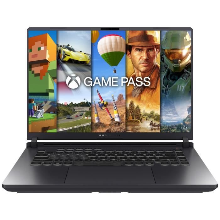 PC Portable Gamer ASUS ROG Strix G16  Win 11 –  16 WQXGA 240Hz – RTX 5080 16Go – Intel Core Ultra 9 275HX – RAM 32Go – 1To SSD