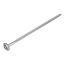 Vis universelles T/ête plate Inox A2 Blank avec disque d/étanch/éit/é 15 mm Vis Lot de 100 vis /à arceau 4,5 x 65 Torx