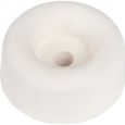 Butoir rond caoutchouc blanc creux - Ø 30 x 20 mm - Civic industrie-0
