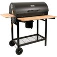 Grill à charbon de bois BBQ-Toro | Fumeur | Chariot de barbecue-0