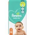 PAMPERS Baby-Dry Taille 3, 52 Couches-0