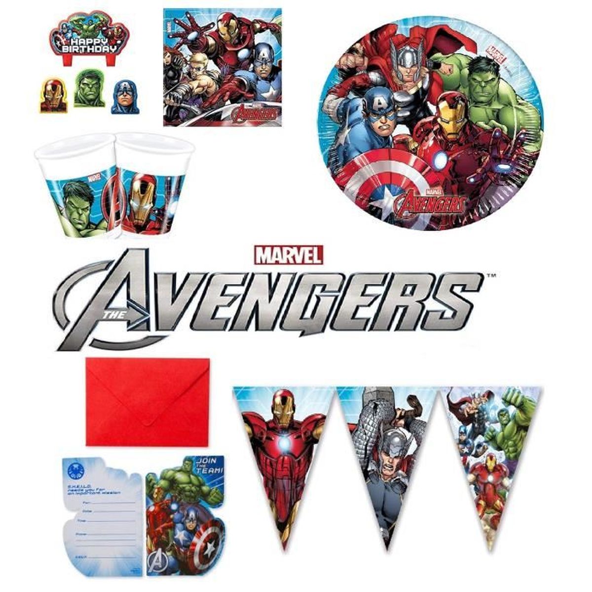 Kits De Fetes Marvel Avengers Kit Anniversaire 8 Personnes Jeux Et Jouets Groupisd Com Kits De Fetes Marvel Avengers Kit Anniversaire 8 Personnes Jeux Et Jouets Groupisd Com
