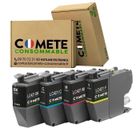 COMETE CONSOMMABLE LC421 - 4 Cartouches d'Encre Compatibles Brother LC421 XL - Noir Cyan Magenta Jaune - Rendement élevé - Pack de 4