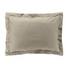 DOUCEUR D'INTERIEUR Taie d'oreiller - Percale - 50x70 cm - 100% coton - Beige - Lavable à 30°