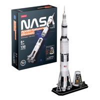 Puzzle 3D Apollo Saturn V Rocket, Puzzle 3D Enfant | Maquette A Construire Adulte, Cadeau Garcon 8 Ans, Maquettes Et Modélisme