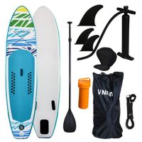 Hengda Planche de Surf Gonflable,Stand Up Paddle avec Sac à Dos,Pompe etPagaie Réglable , pour Surf, Natation,330cm