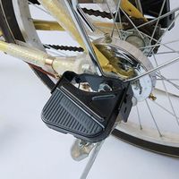 Accessoire vélo,1 paire vélo pédales arrière vélo antidérapant pliant pédale acier vélo support repose-pieds vélo repose-pieds pour