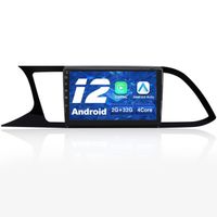 AWESAFE Autoradio Android 12 pour Seat Leon MK3 2012-2020 [2Go+32Go] avec 9 Pouces Écran Tactile avec Carplay Android Auto GPS WiFi