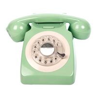 Home Decor - Telephone Retro Vintage 70s Vert - 40399MD