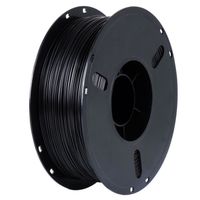 Filament plastique PLA sur bobine 1kg 1,75mm pour imprimante 3D noir
