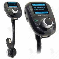 LCC® Kit mains libres Bluetooth Transmetteur FM Kit Voiture lecteur MP3 Musique Radio adaptateur avec télécommande pour iPhone