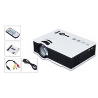 Trade Shop - Vidéoprojecteur LED portable Mini Home Cinema PC VGA/USB/SD/AV/HDMI         