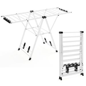 Cintre Extensible à Ventouse - Sans Perçage, Pliable | Pour Salle De Bain, Cuisine, Rangement Mural