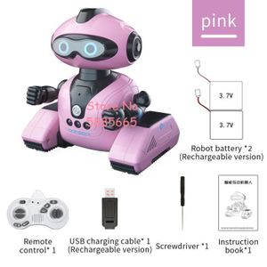 ROBOT - ANIMAL ANIMÉ Charge rose 2B-Robot télécommandé pour l'éducation
