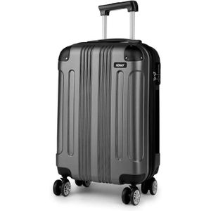 VALISE - BAGAGE Bagage À Main En Coquille Dure Abs Léger Valise Cabine 4 Roues Spinner Business Trip Trolley[n459]