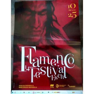AFFICHE - POSTER Flamenco Festival - Esch-Alzette - 60x80cm - AFFIC