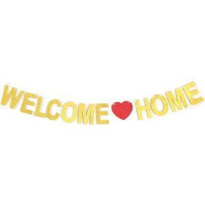 BANDEROLE - BANNIÈRE Real Glitter Banner Welcome Home Banner Welcome De