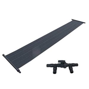 Réchauffeur solaire d'eau pour piscine hors sol - lot de 2 tapis solaires  chauffants piscine - chauffeur écologique piscine - PE noir - Accessoires  de piscine - Piscine et Spa - Jardin et Plein air