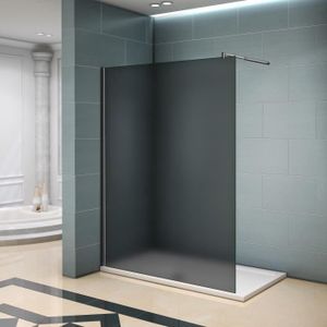 Porte de douche verre depoli - Cdiscount