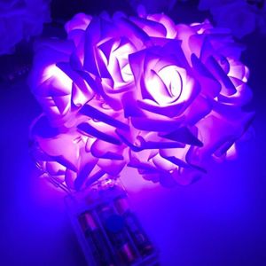 Lunettes lumineuses LED roses avec boitier piles